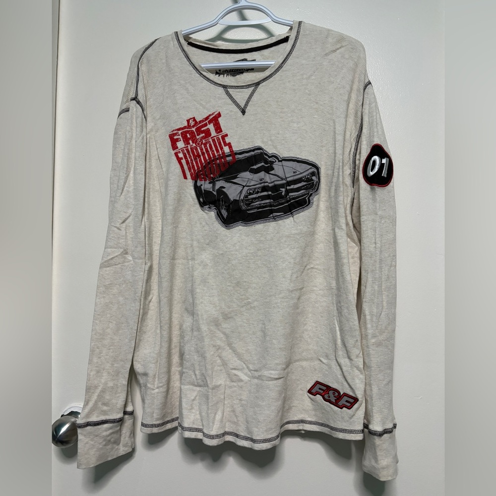 UNIVERSAL STUDIOS FAST&FURIOUS LONG SLEEVE SHIRT